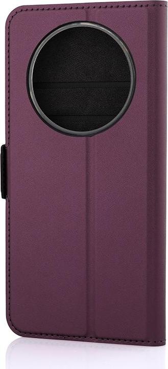 Actual product image Wave BookCase -suojakuori, Honor Magic6 Lite, Smoky Sangria (Honor Magic6 Lite)