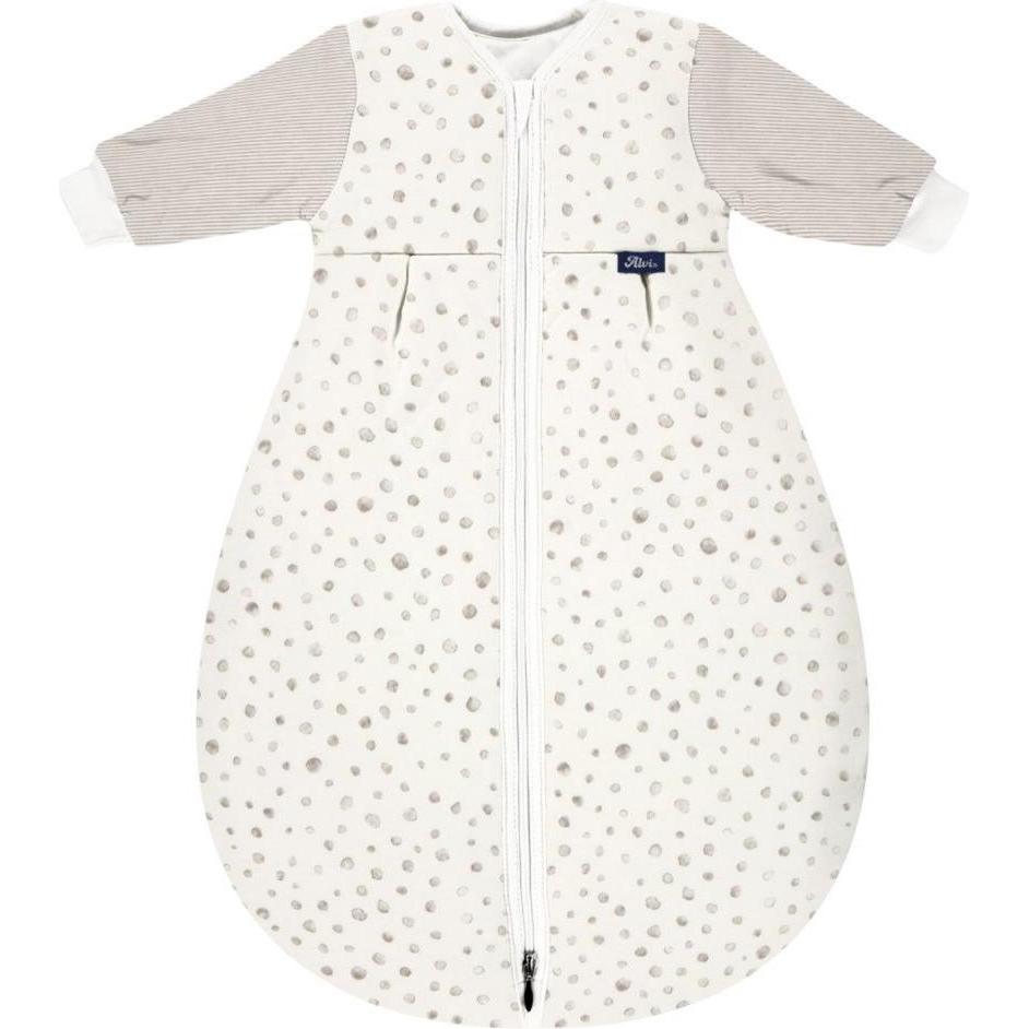 Alvi, Babyschlafsack, Schlafsäcke Kugelschlafsack Mäxchen Thermo mit Arm - Aqua Dot - (100 cm)