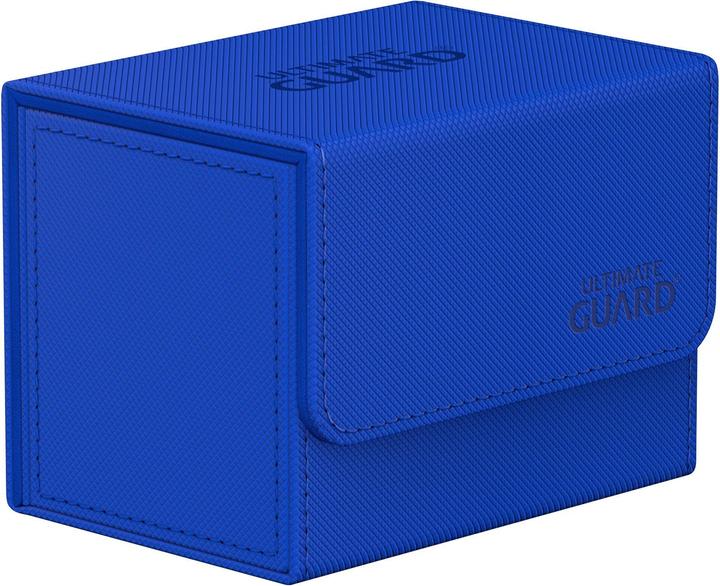 Actual product image Ultimate Guard Card Box XenoSkin Sidewinder Monocolor 80+ Blue
