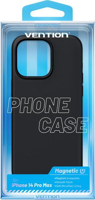 Actual product image Vention KUEB0-40 Silicone Case for iPhone 14 Pro Max (black) (Apple iPhone 14 Pro Max)