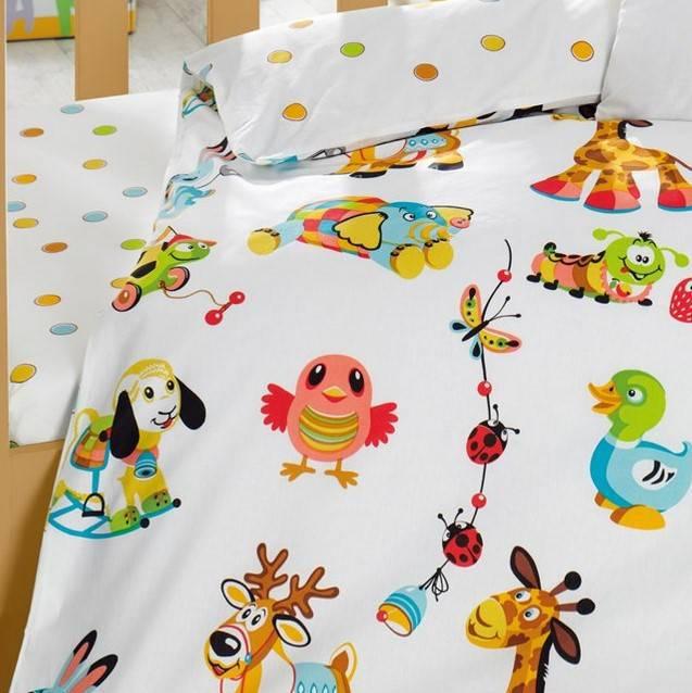 Actual product image Cotton Box Play Animals Baby Bedding (100 x 135 cm, 35 x 45 cm, 40 x 60 cm)