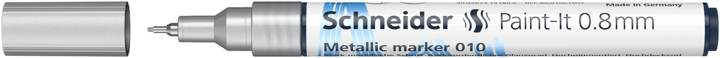 Valori nutrizionali e ingredienti Schneider Paint-It 010 Marchio metallizzato, 0,8 mm, argento metallizzato (Argento Metallico, 0.80 mm, 1 x)