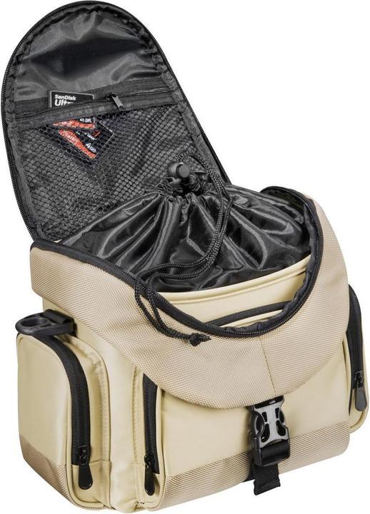 Actual product image mantona Premium photo bag sand/black (Camera shoulder bag, Kamera Bereitschaftstasche, 11.62 l)