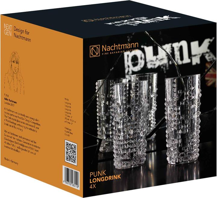 Actual product image Nachtmann Punk (3.90 dl, 4 x, Long drink glasses)
