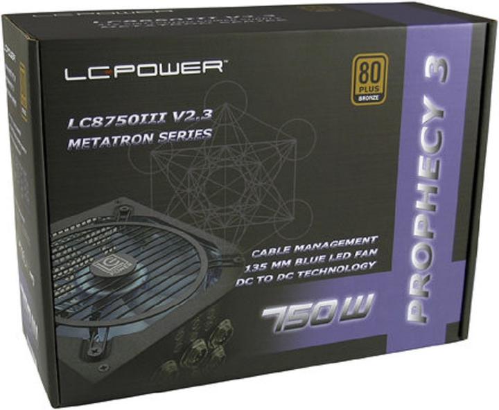 Produktbild LC-Power LC8750III V2.3 Prophecy 3 (750 W)