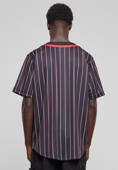 Produktbild Karl Kani KM233-003-1 KK Serif Pinstripe Baseball Shirt (S)