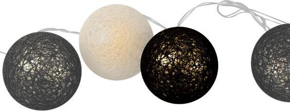 Produktbild Cepewa Lichterkette mit 10 Baumwoll-Lampions (3 m)