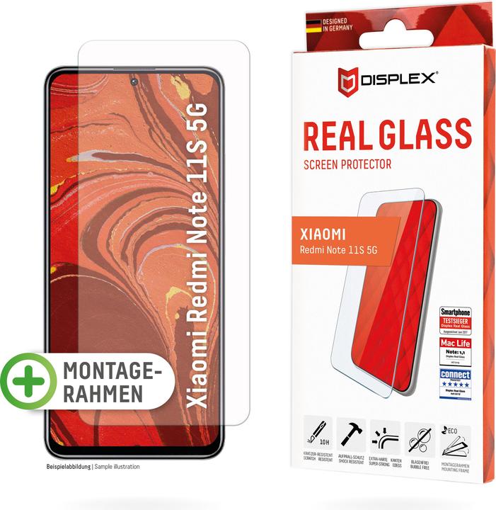 Immagine prodotto Displex Real Glass, 2D Panzerglas (1 Pezzo/i, Xiaomi Redmi Note 11S 5G)