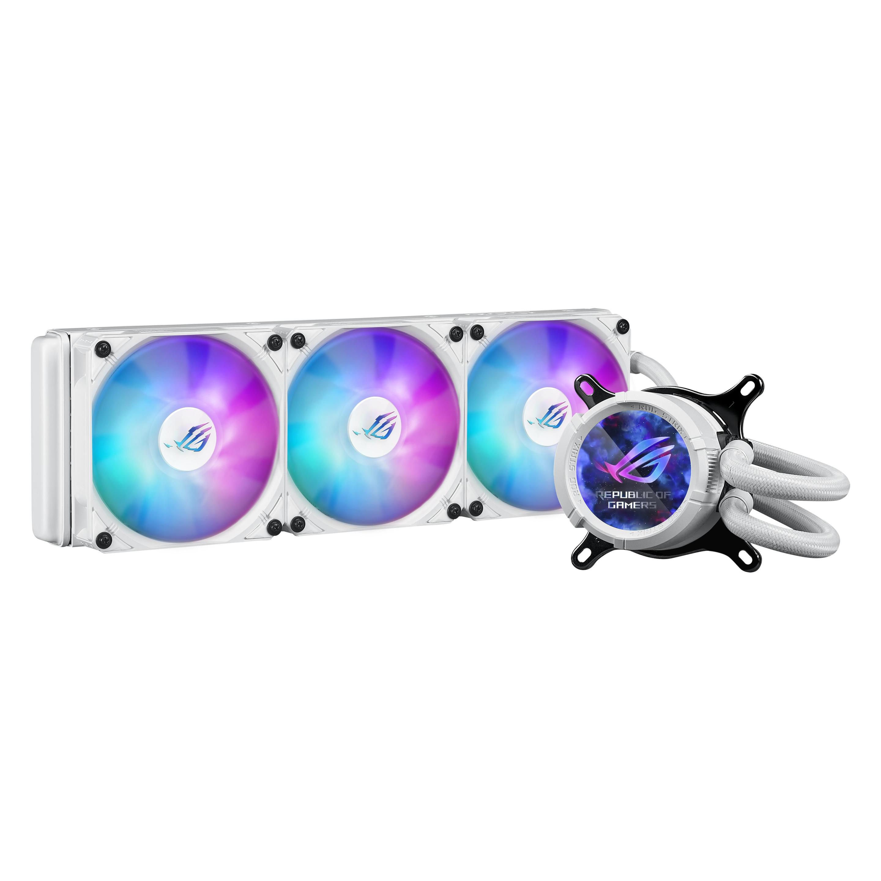ASUS Rog Strix Lc Iii 360 Argb LCD, CPU Wasserkühler, Weiss