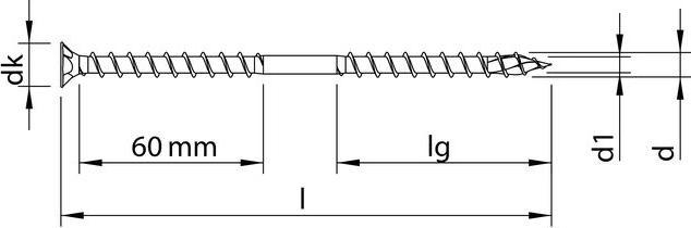Image du produit Heco TOPIX-plus Therm 10,0 x 460, tête fraisée, HECO-Drive, UKG, A2K (25 Vis par pièce)