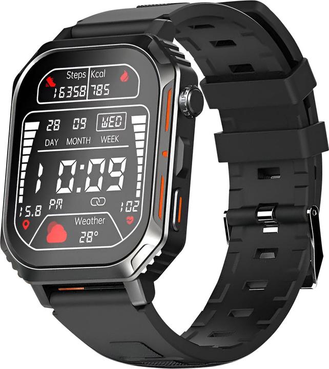 Actual product image Riversong smartwatch Motive 8S space gray SW803