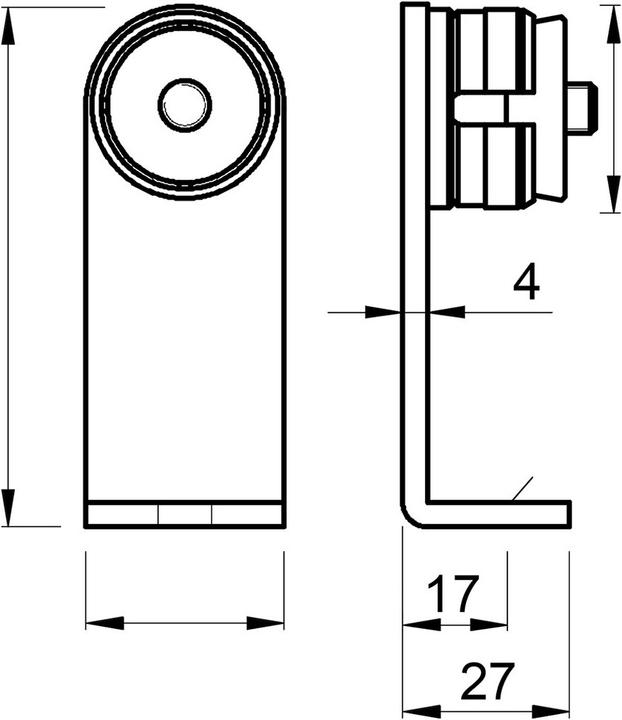 Produktbild Kws Endstützen Serie WS2/WS4 gerade
