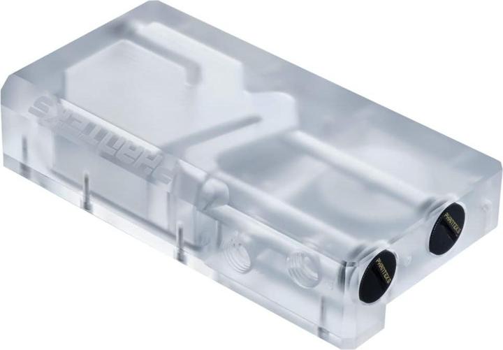 Actual product image Phanteks R160C Reservoir - transparent acrylic backplate, DRGB LED