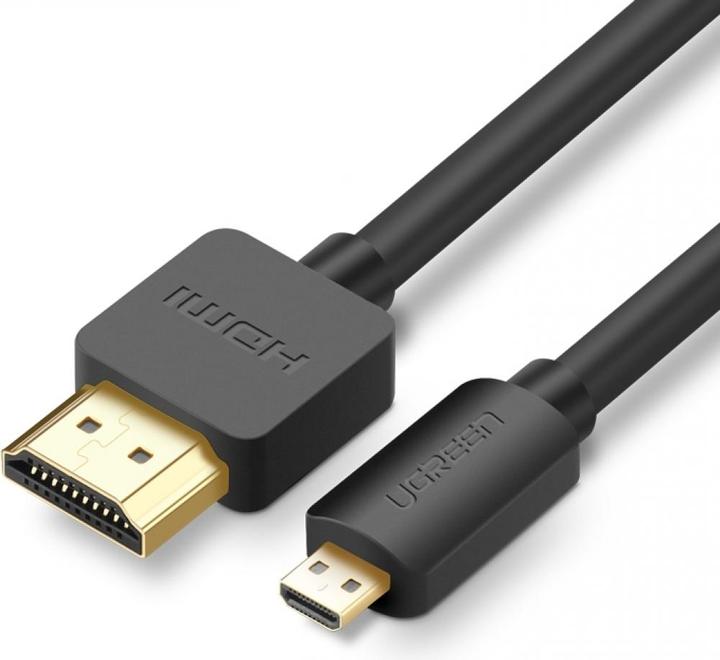 Ugreen Micro HDMI vers HDMI 19pin 4K 60Hz 2.0V or (1 m, HDMI, 2.0)