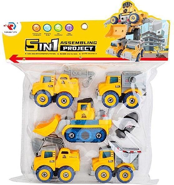 Actual product image Teka Baufahrzeuge zum Drehen mit dem Schraubenzieher