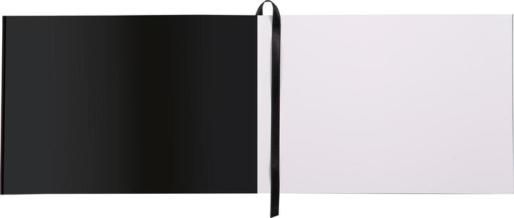 Image du produit Rhodia Touch Watercolor Book, papier 100% coton grain satiné 300g - A5 paysage, 40 pages - Noir (310 g/m², 200 x)