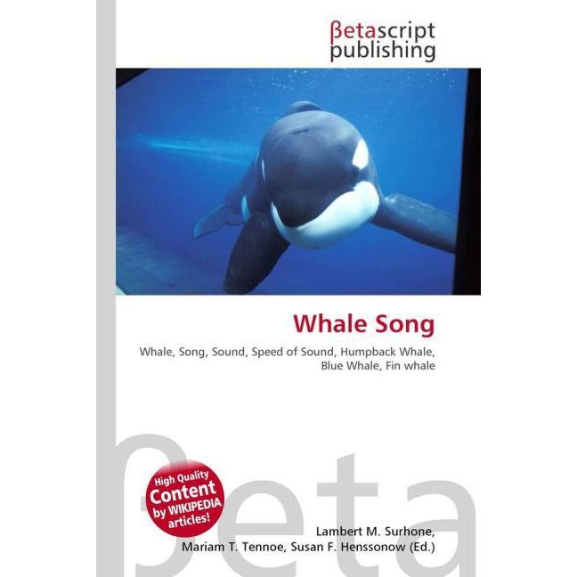 Whale Song, Fachbücher