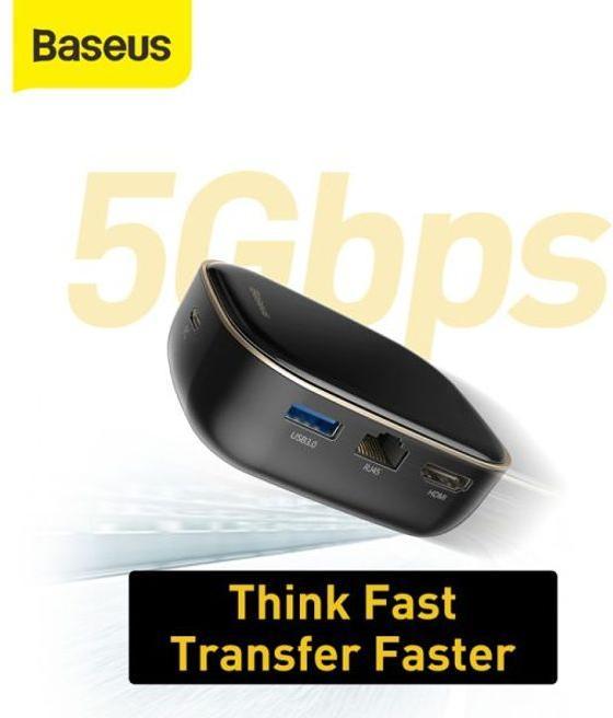 Produktbild Baseus Type-C HUB Adapter (USB-C, 5 Ports)