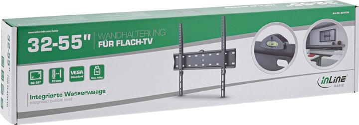 Immagine prodotto InLine Montaggio a parete di base (Muro, 32", 40 kg)