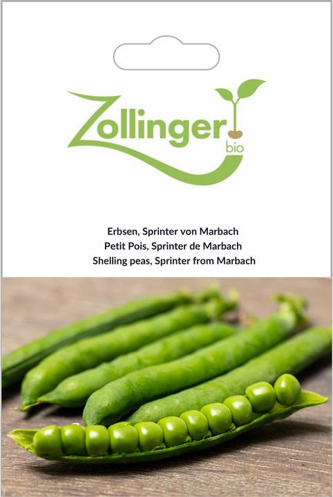 Image du produit Zollinger Bio Pois, Sprinter de Marbach (Germes)