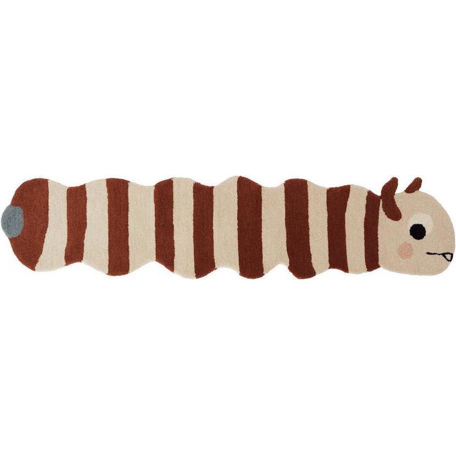 Oyoy, Kinderteppich, Dekoteppich Leo Larva 40 x 180 cm (180 x 40 cm)