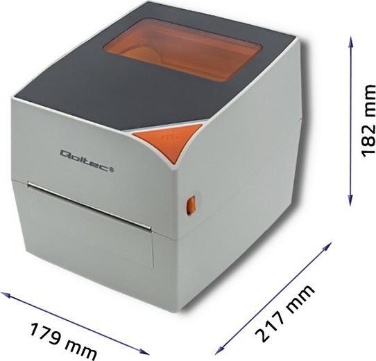 Image du produit Qoltec Imprimante thermique d'étiquettes (203 dpi)