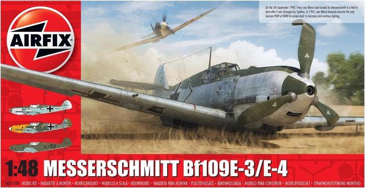 Image du produit Airfix Kit de construction du Messerschmitt Me109E-4/E-1 1:48
