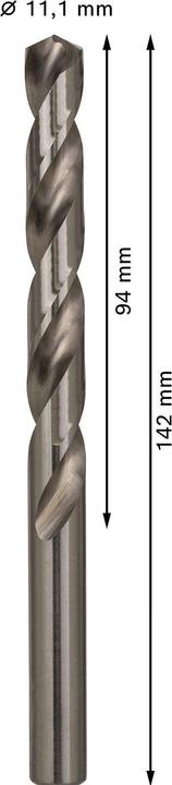 Image du produit Bosch Professional Zubehör Foret hélicoïdal PRO Metal HSS-G, 11,1 x 94 x 142 mm (11,1 mm)