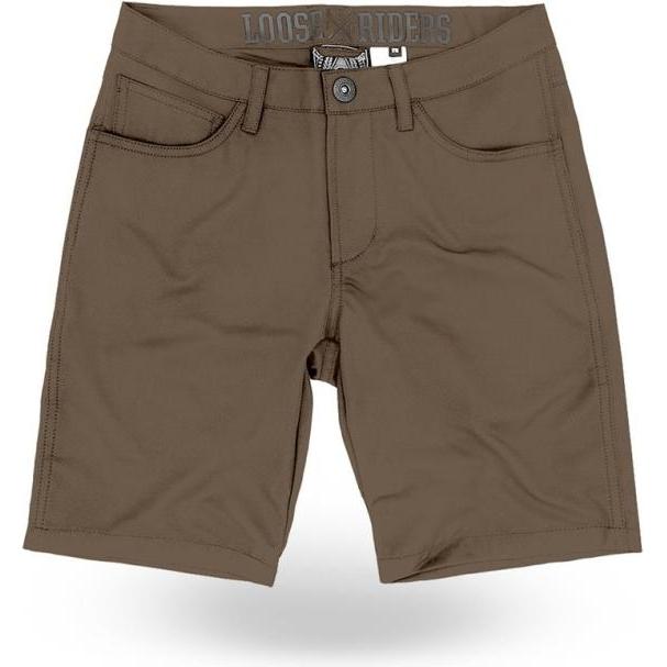 Loose Riders, Unisex, Velohosen, Commuter Shorts (28), Weiss, 28