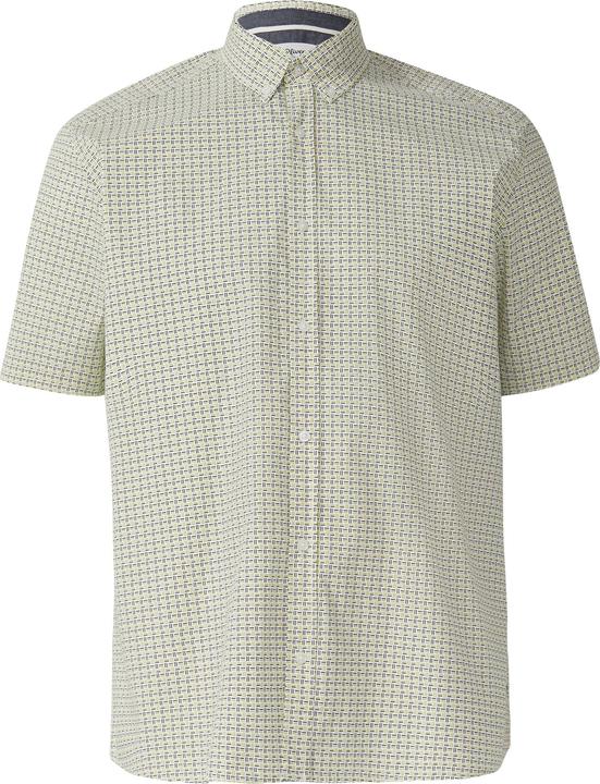 Immagine prodotto s.Oliver Hemd Regular Fit: Gemustertes Kurzarmhemd aus Baumwolle mit Button-Down-Kragen (5XL)