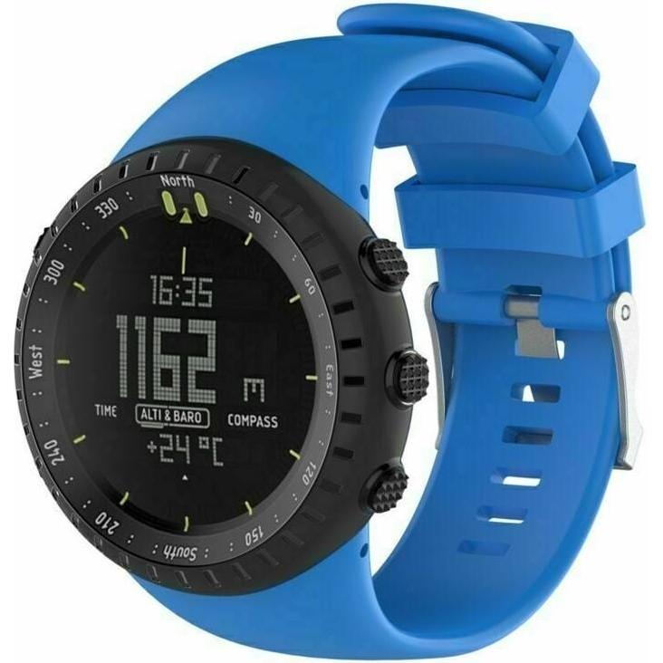 Strap-it Silikonarmband (Silikon, Core), Uhrenarmband, Blau