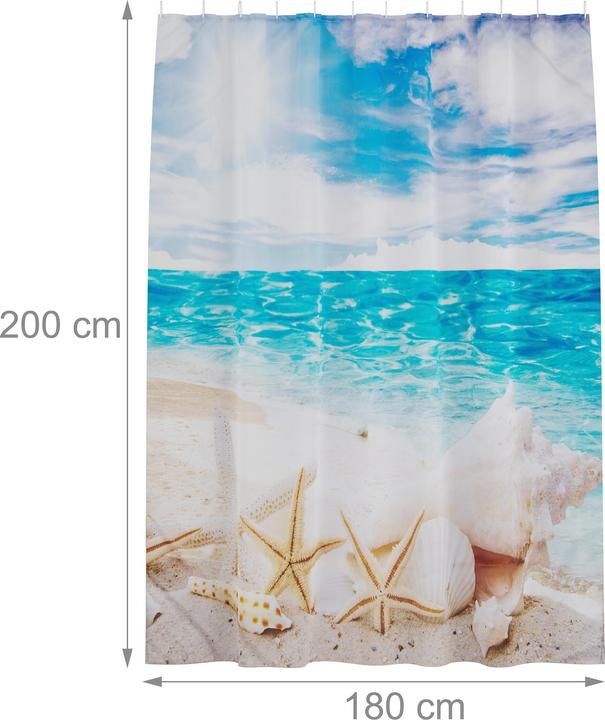 Produktbild Relaxdays Duschvorhang (180 x 0.1 x 200 cm)