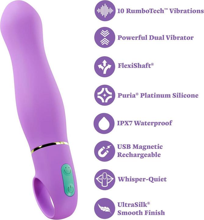 Actual product image Blush Aria Exciting Af 2.0 Rechargeable Vibe Indigo