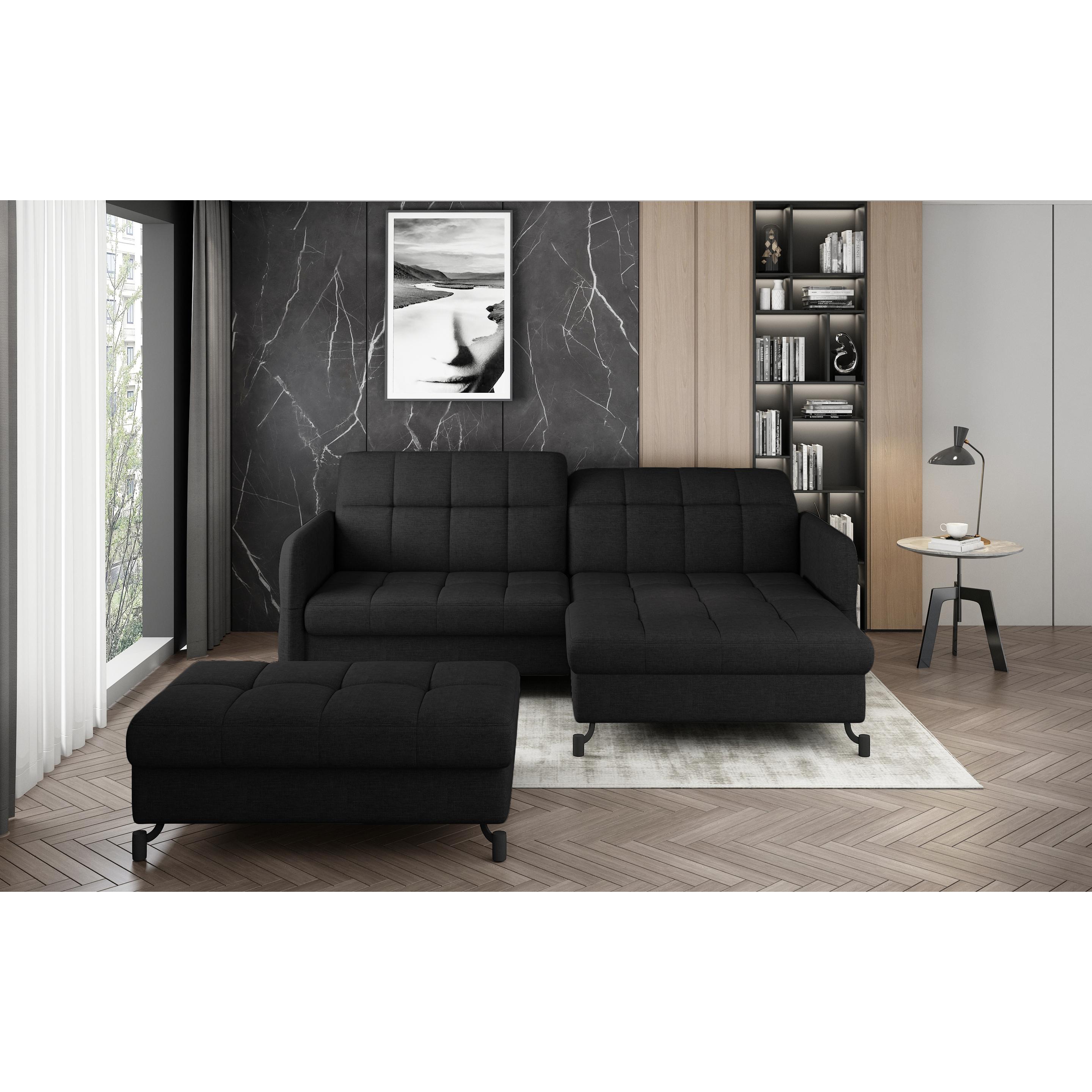 ELTAP, Sofa, Narożnik Lorelle + Pouf (Ecksofa, Polstergruppe, Bettsofa)