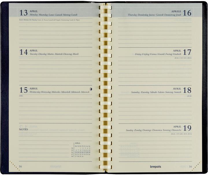 Produktbild Brepols Agenda Interplan Seta (90 x 160 mm)