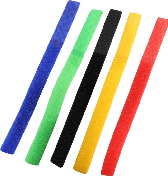 Produktbild Shiverpeaks 18-10003 strap cable tie Schwarz (Klettkabelbinder, 215 mm, 5 Stk.)
