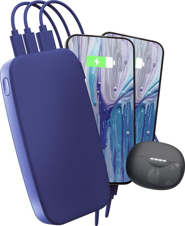 Image du produit Fresh'N Rebel Fresh 'n Rebel Powerbank 24000 mAh Blue (24000 mAh, 20 W, 88.80 Wh)