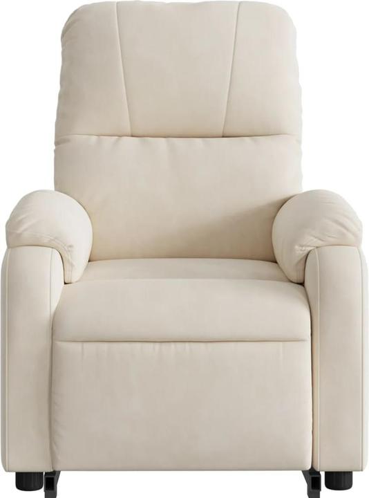 Immagine prodotto VidaXL Poltrona massaggiante con ausilio stand-up Poltrona TV Tessuto in microfibra beige