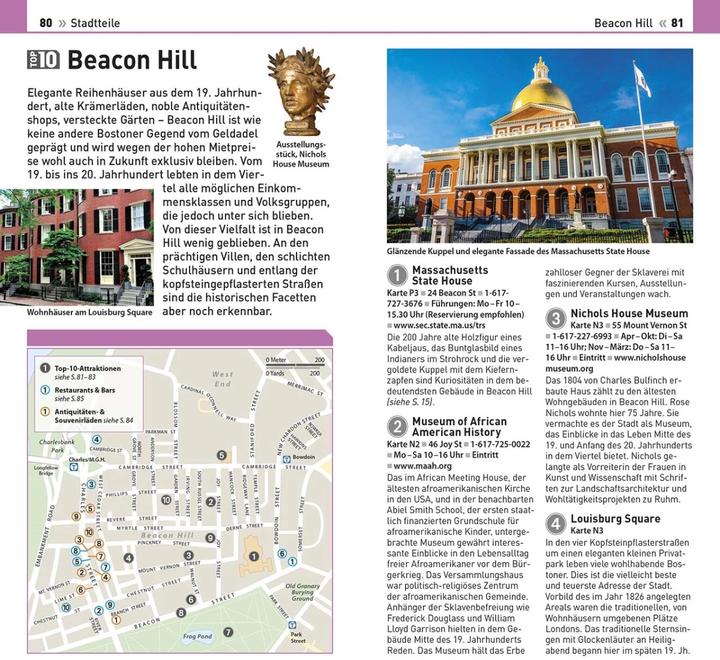 Actual product image Top 10 Travel Guide Boston (German, DK Verlag Travel)