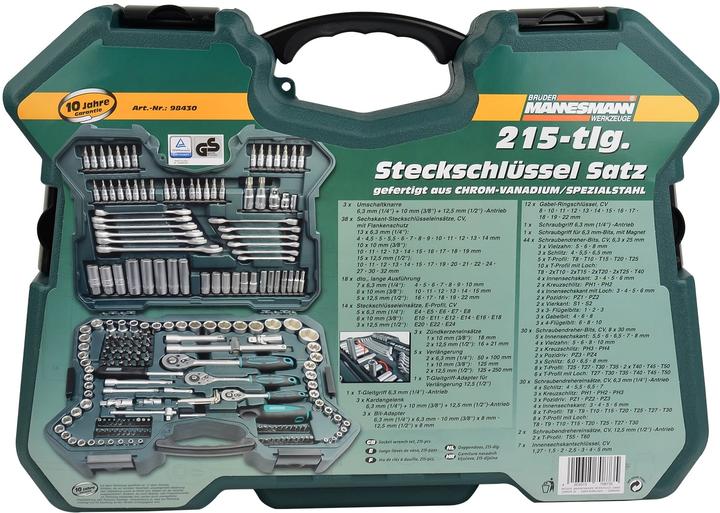Produktbild Mannesmann Steckschlüsselsatz metrisch 1/
