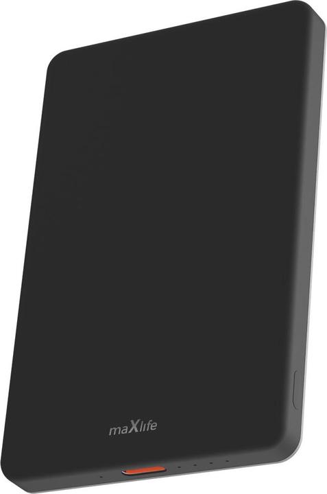 Produktbild Maxlife wireless power bank MXPB-05 20W PD 5000 mAh magnetic black (5000 mAh, 15 W)
