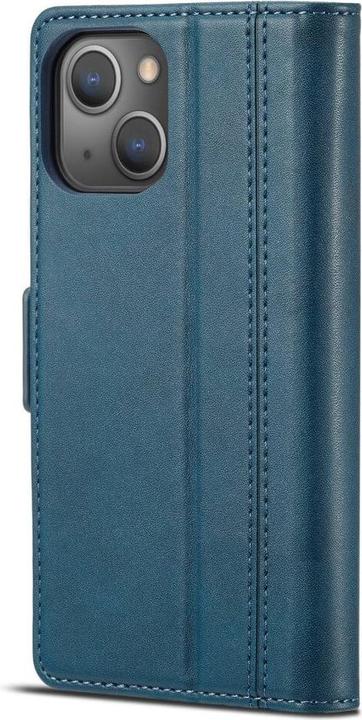 Produktbild Cover-Discount iPhone 14 - Stand Flip Case Hülle blau (Apple iPhone 14)