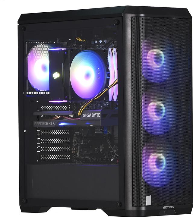 Actual product image Actina 5901443296164 PC DDR4-SDRAM i5-10400F Midi Tower 10th gen Intel® Core™ i5 16 GB 500 GB SSD Juodas (Intel Core i5-11400F, 16 GB, 1000 GB, GeForce RTX 3060 Ti)