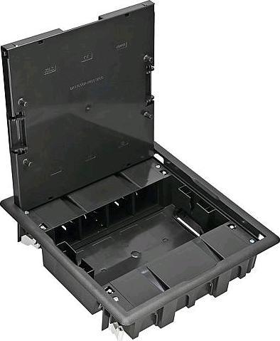 Immagine prodotto Efapel Scatola di montaggio a pavimento con coperchio incernierato IP24IK10 per 8 moduli