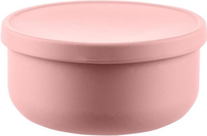 Zopa Silicone Bowl with Lid - Old Pink, 1 pc