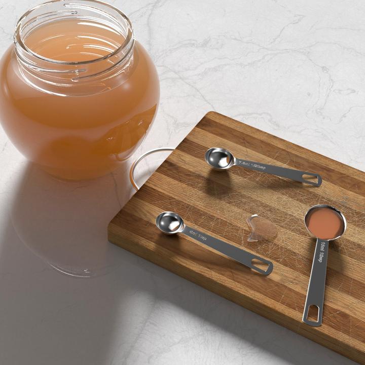 Produktbild Intirilife 6-teiliges Messlöffel Set