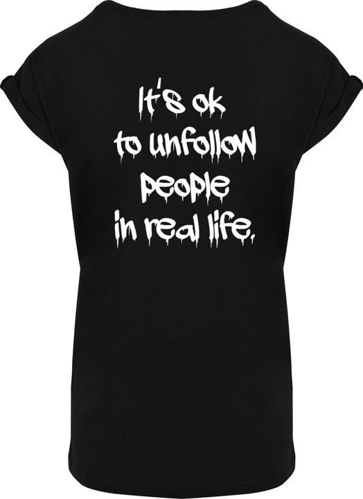 Produktbild Merchcode Ladies Unfollow Extended Shoulder Tee - 111691 (S)