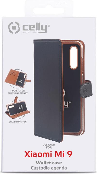 Immagine prodotto Celly Wally custodia per cellulare 16,5 cm (6.5') Custodia a libro Nero, Marrone (Apple iPhone 11 Pro Max)