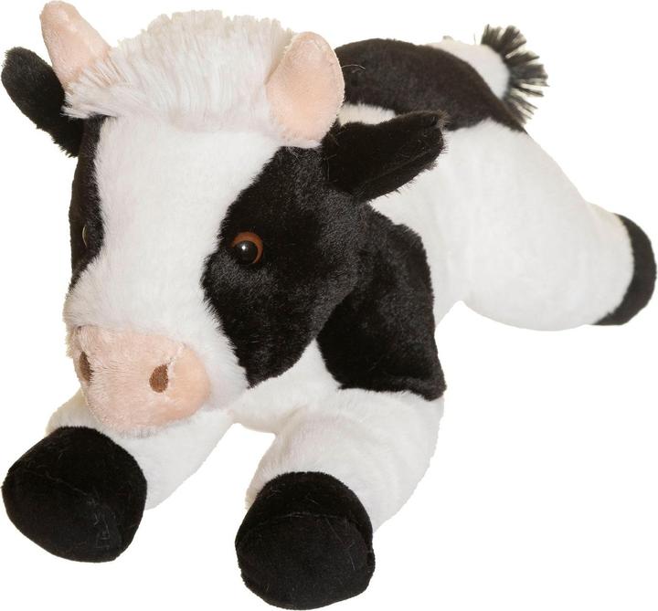 Actual product image Teddykompaniet Plush Cow lying white/black (30 cm)