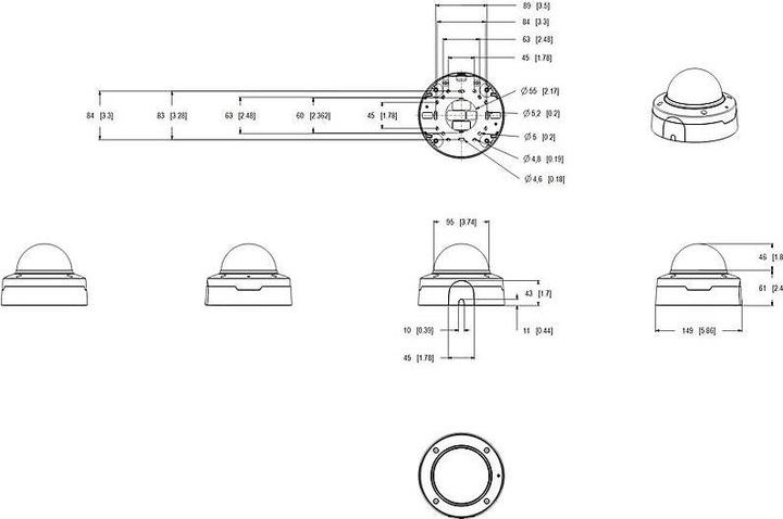 Produktbild Axis P3287-LV (2592 x 1944 Pixels)